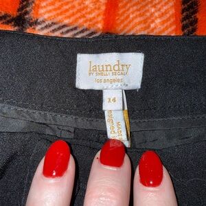 Laundry by Shelli Segal Classic Black Slacks